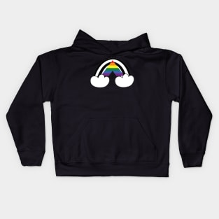 Straight Ally pride flag Kids Hoodie